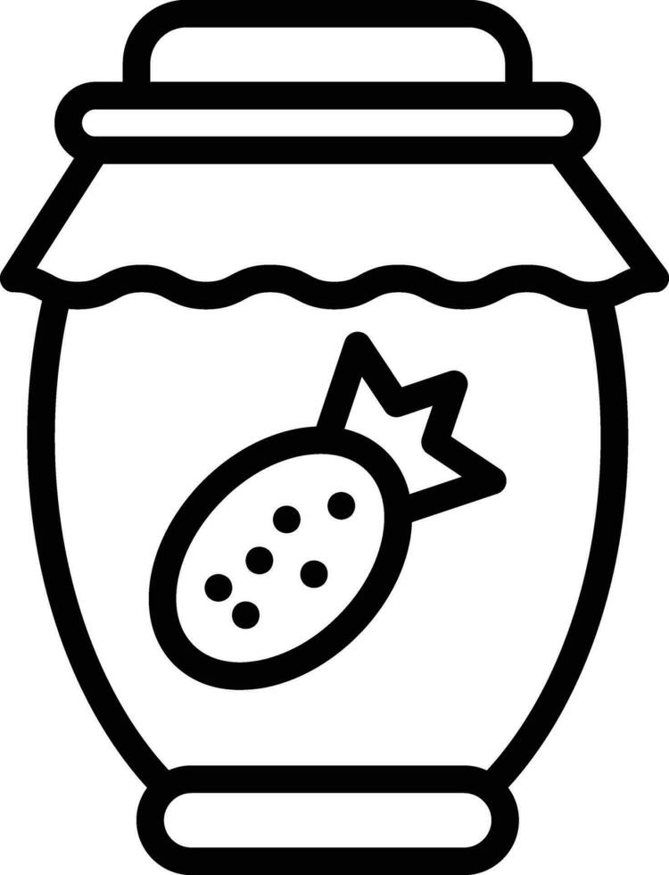 Marmelade-Vektor-Symbol vektor