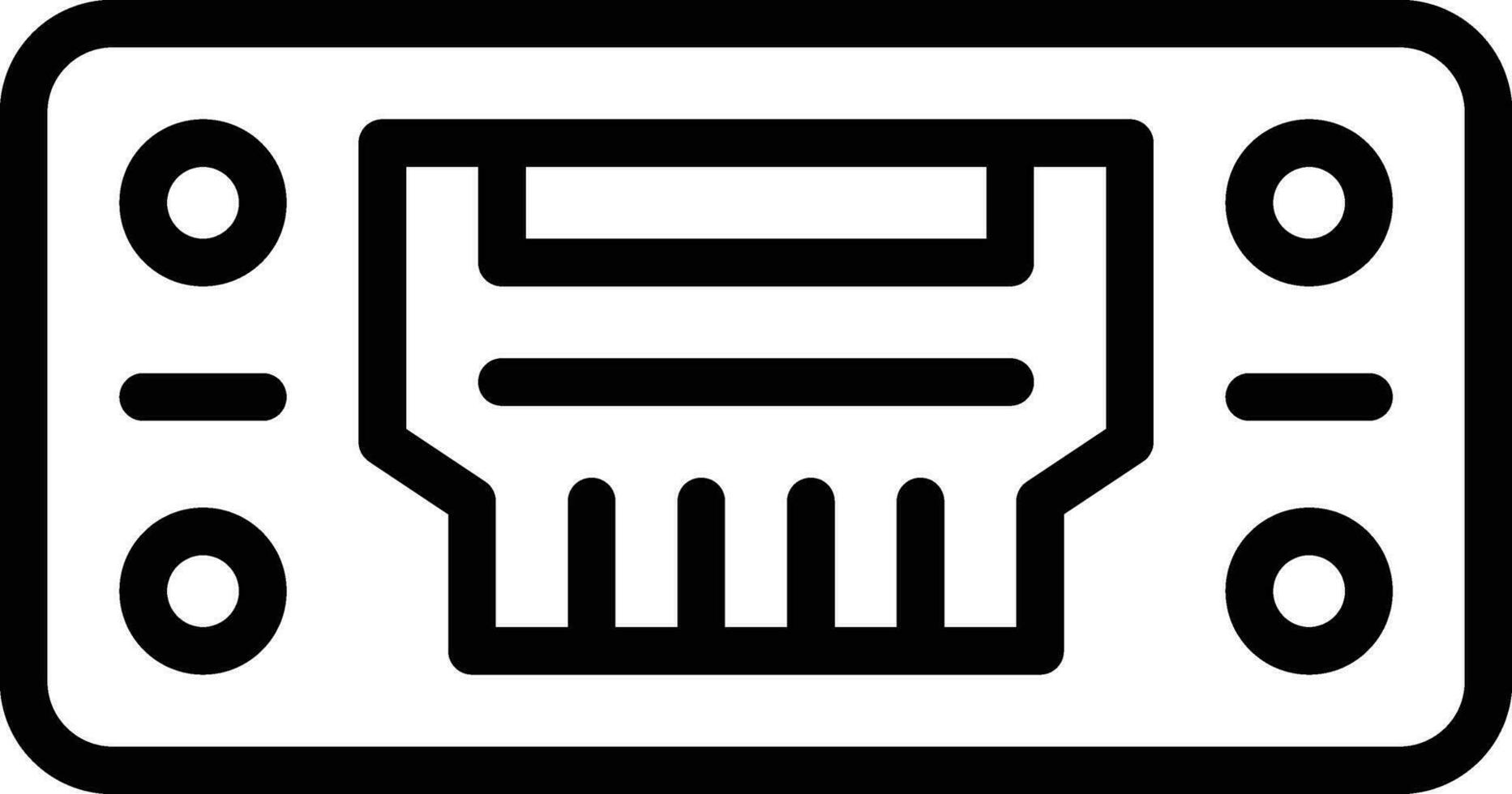 hdmi Hafen Vektor Symbol