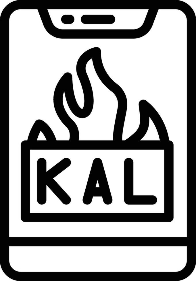 Kalorien Vektor Symbol