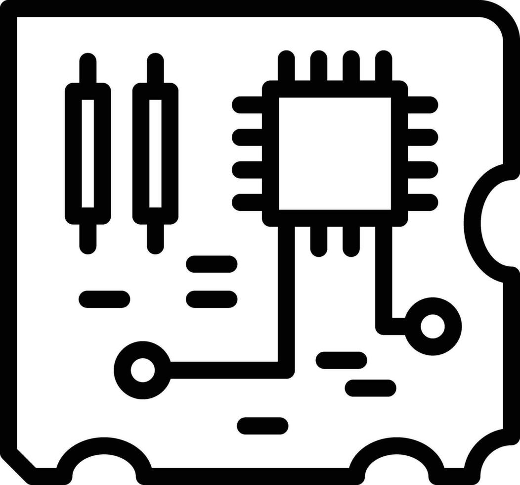 elektronisches Vektorsymbol vektor