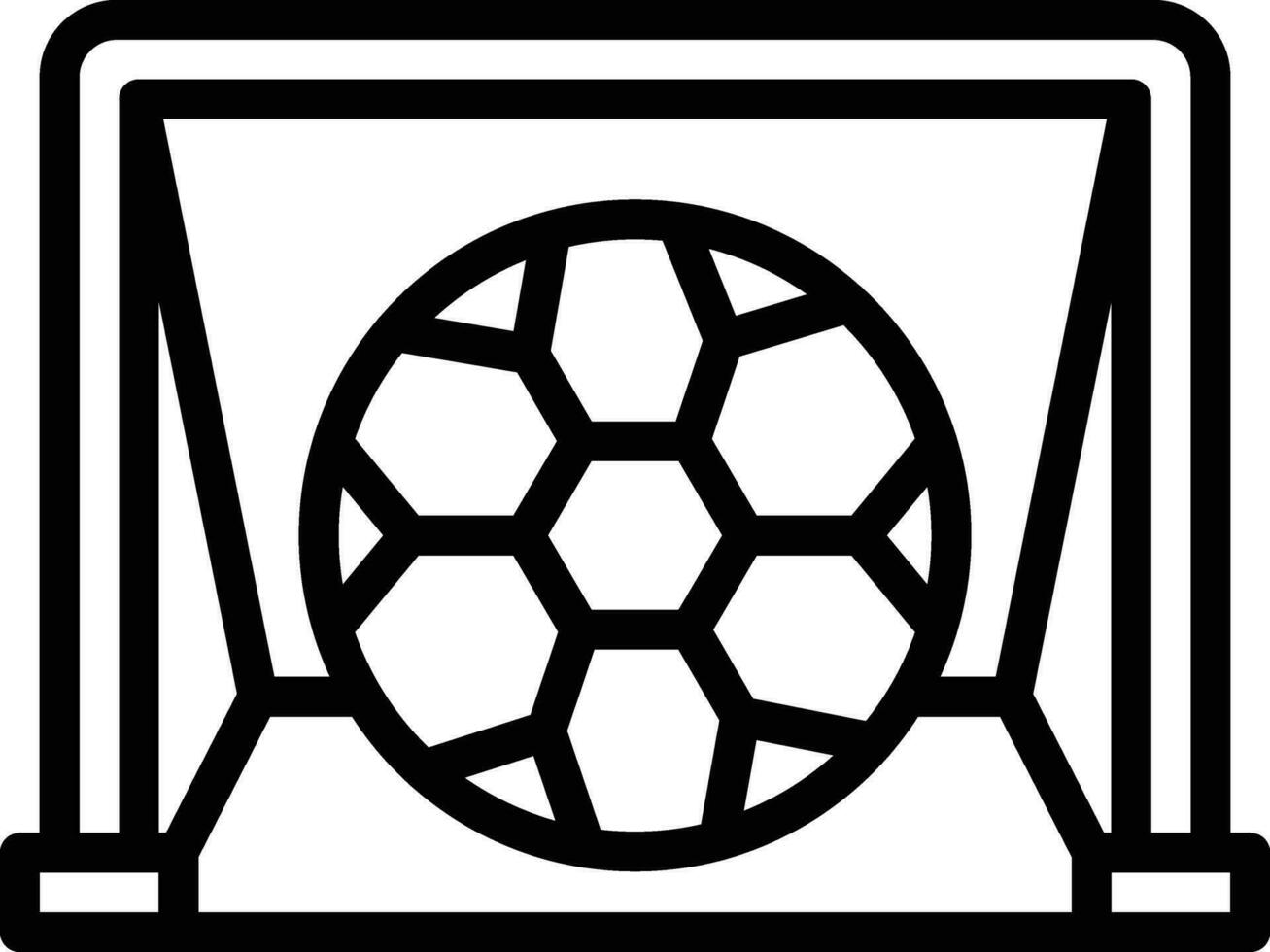 Fußball Tor Vektor Symbol