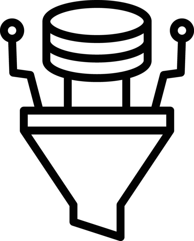 Daten Filtern Vektor Symbol