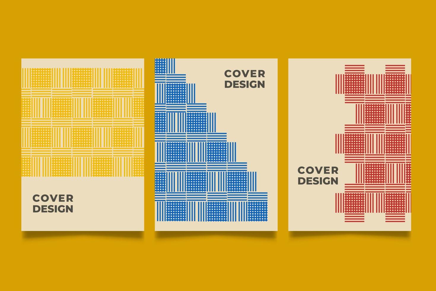 modernes trendiges Design-Cover mit Bauhaus-Style-Set. abstrakte geometrische Linienhintergrundformen in einem minimalen Stil, für Webhintergrund, Plakatkunst, Cover, Zeitschriftenkarten, Broschüren. Vektorabbildung vektor