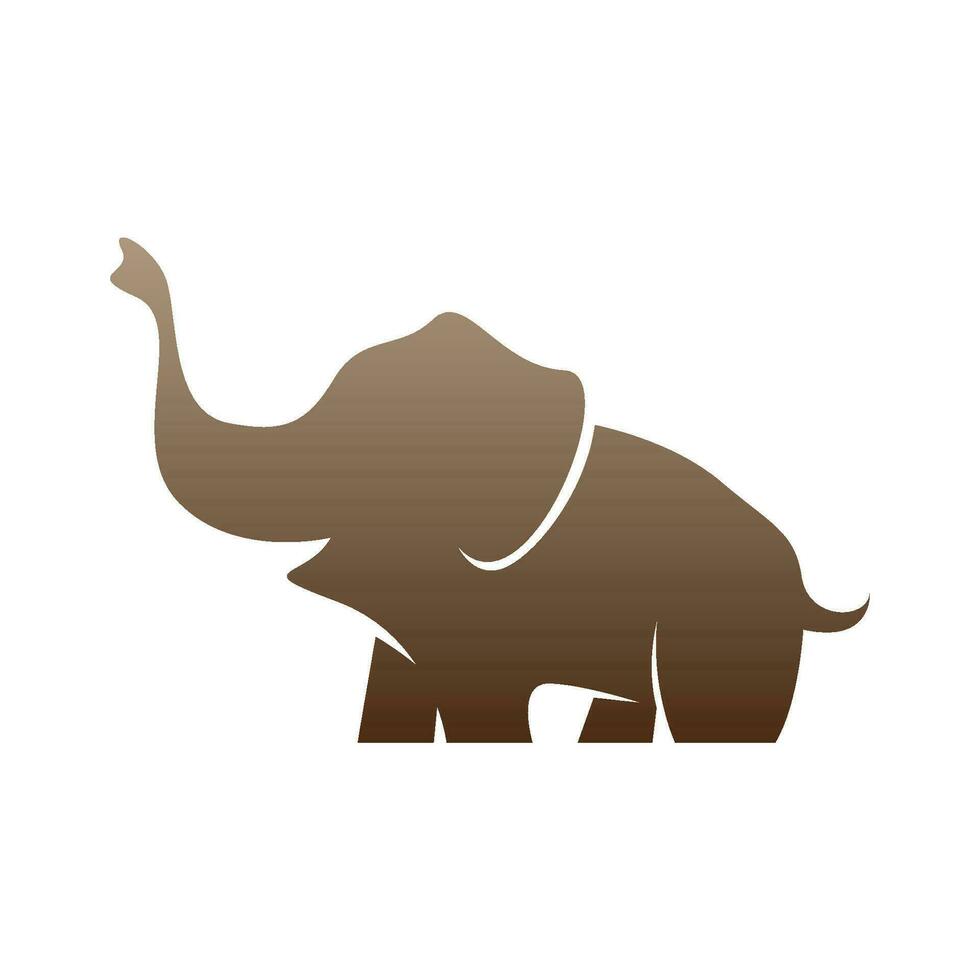 elefant ikon logotyp design vektor