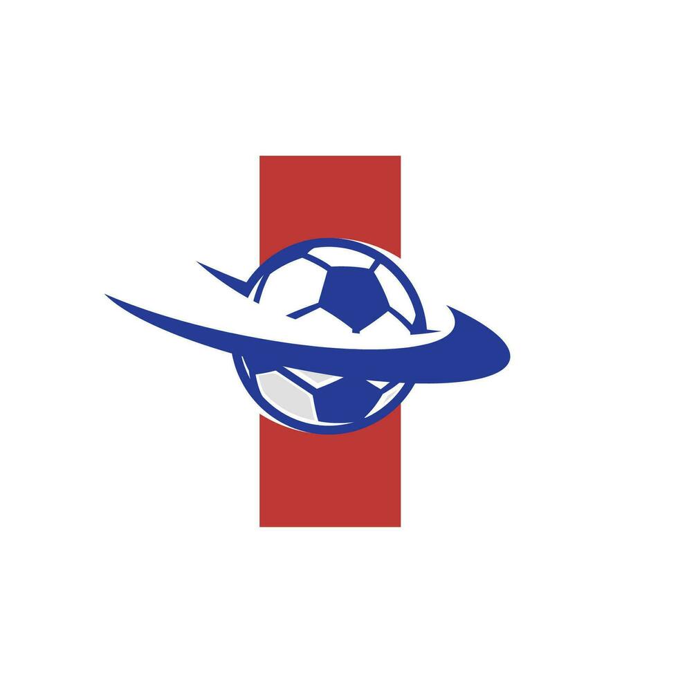 Fußballlogo oder Zeichen des Fußballvereins vektor