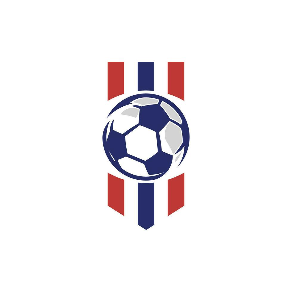 Fußballlogo oder Zeichen des Fußballvereins vektor