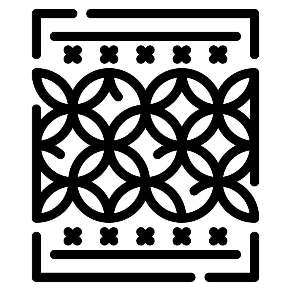 batik ikon illustration för webb, app, infografik, etc vektor