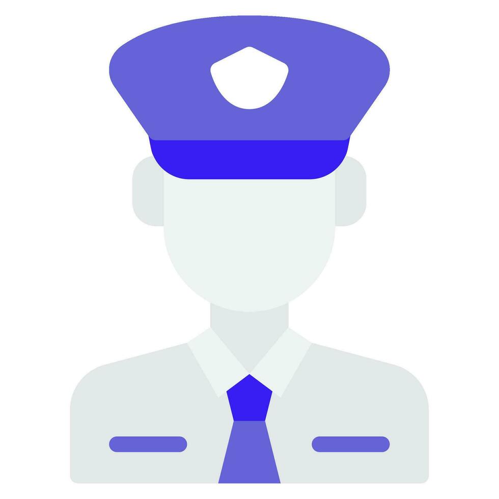 Polizei Symbol Illustration zum Netz, Anwendung, Infografik, usw vektor