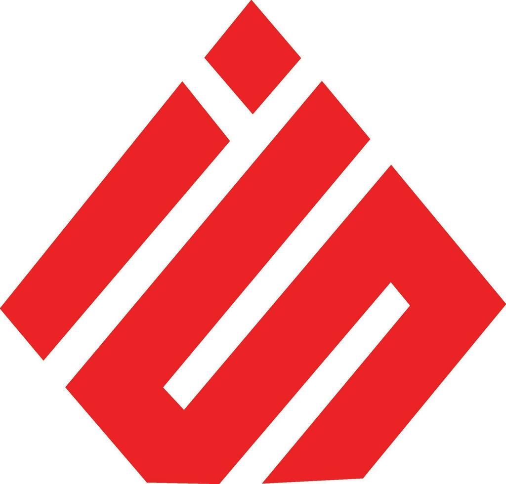 ist Monogramm Logo Vorlage im ein modern minimalistisch Stil vektor