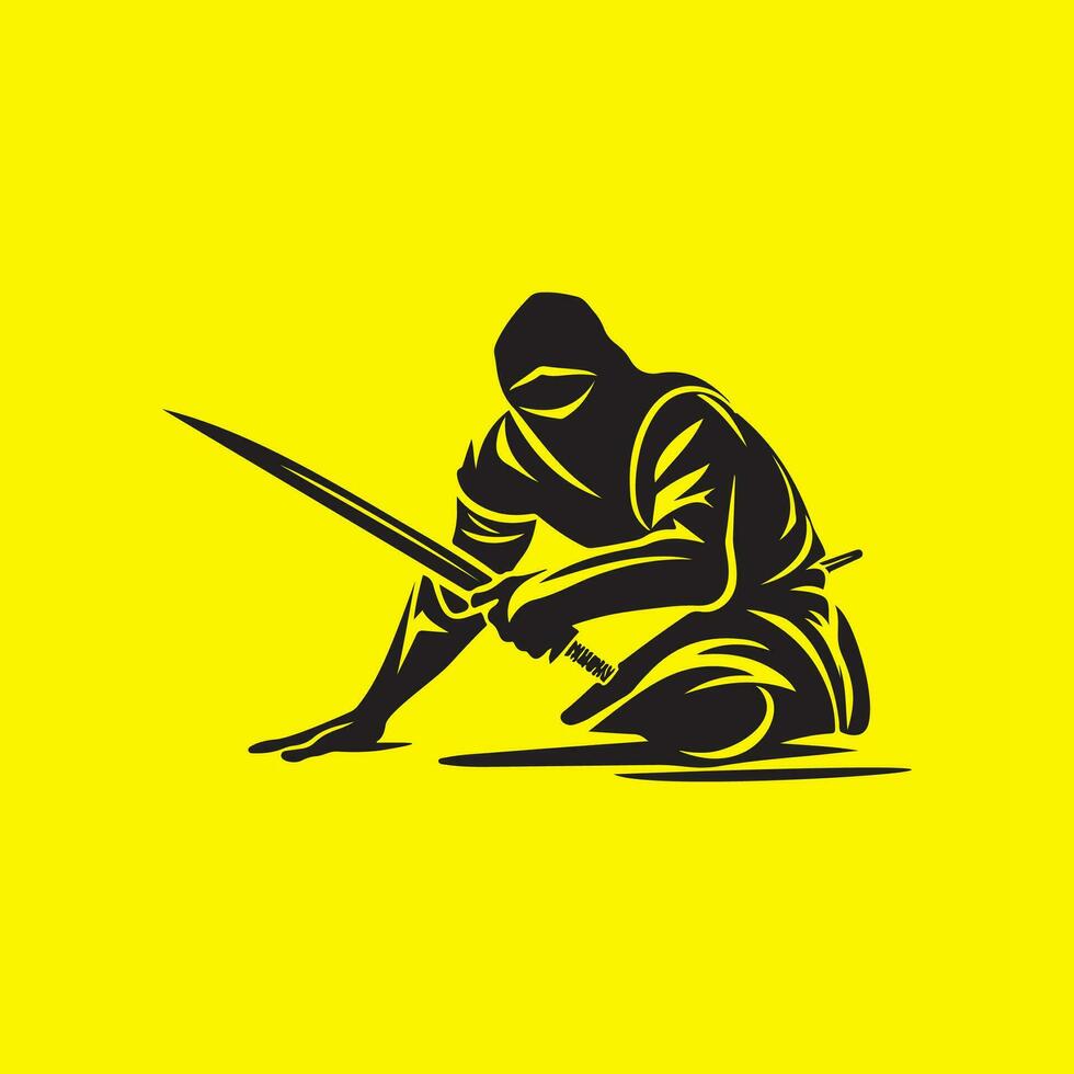 Ninja Vektor Bilder, Kunst, Logo, Illustration