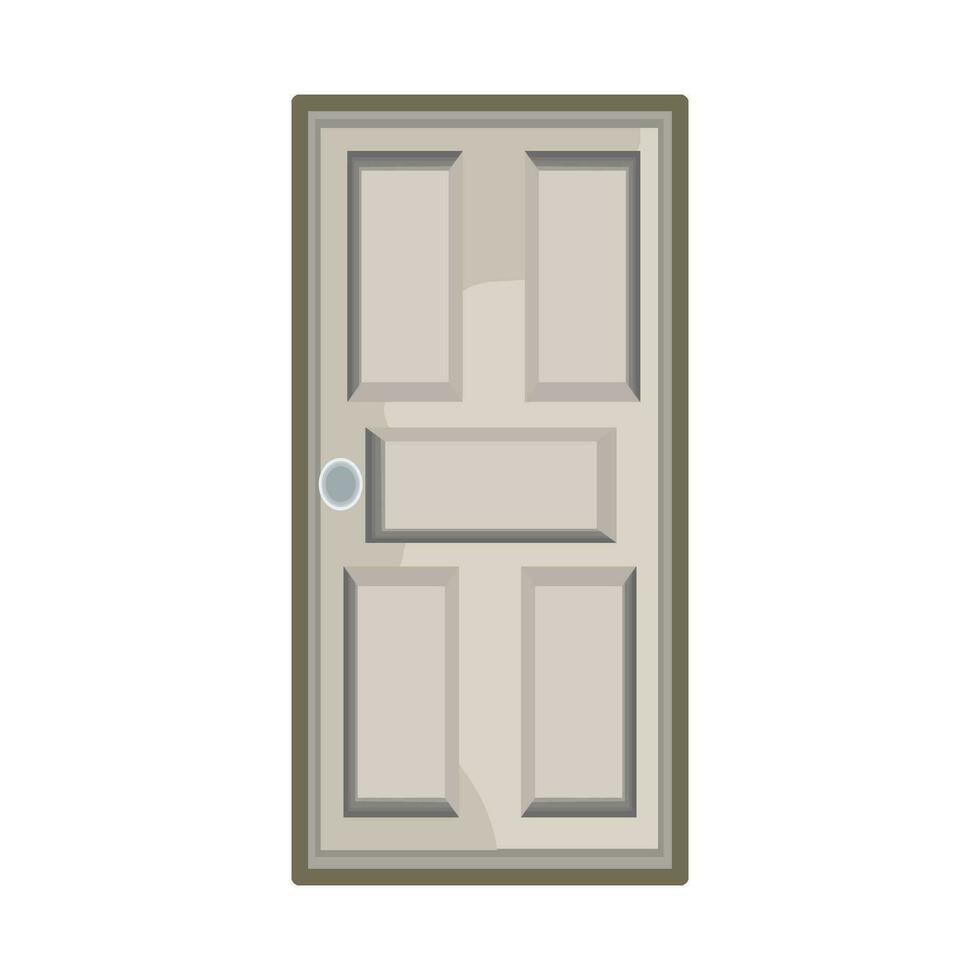 illustration av dörr vektor