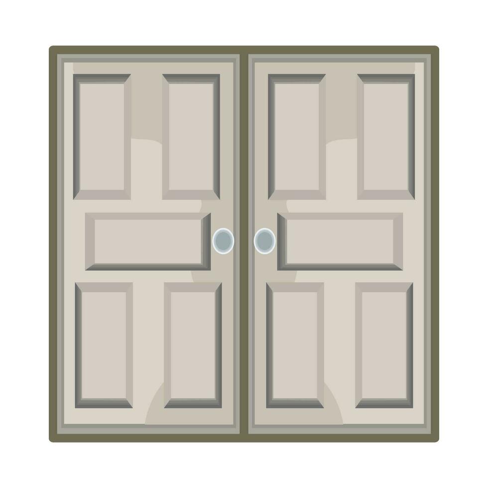 illustration av dörr vektor