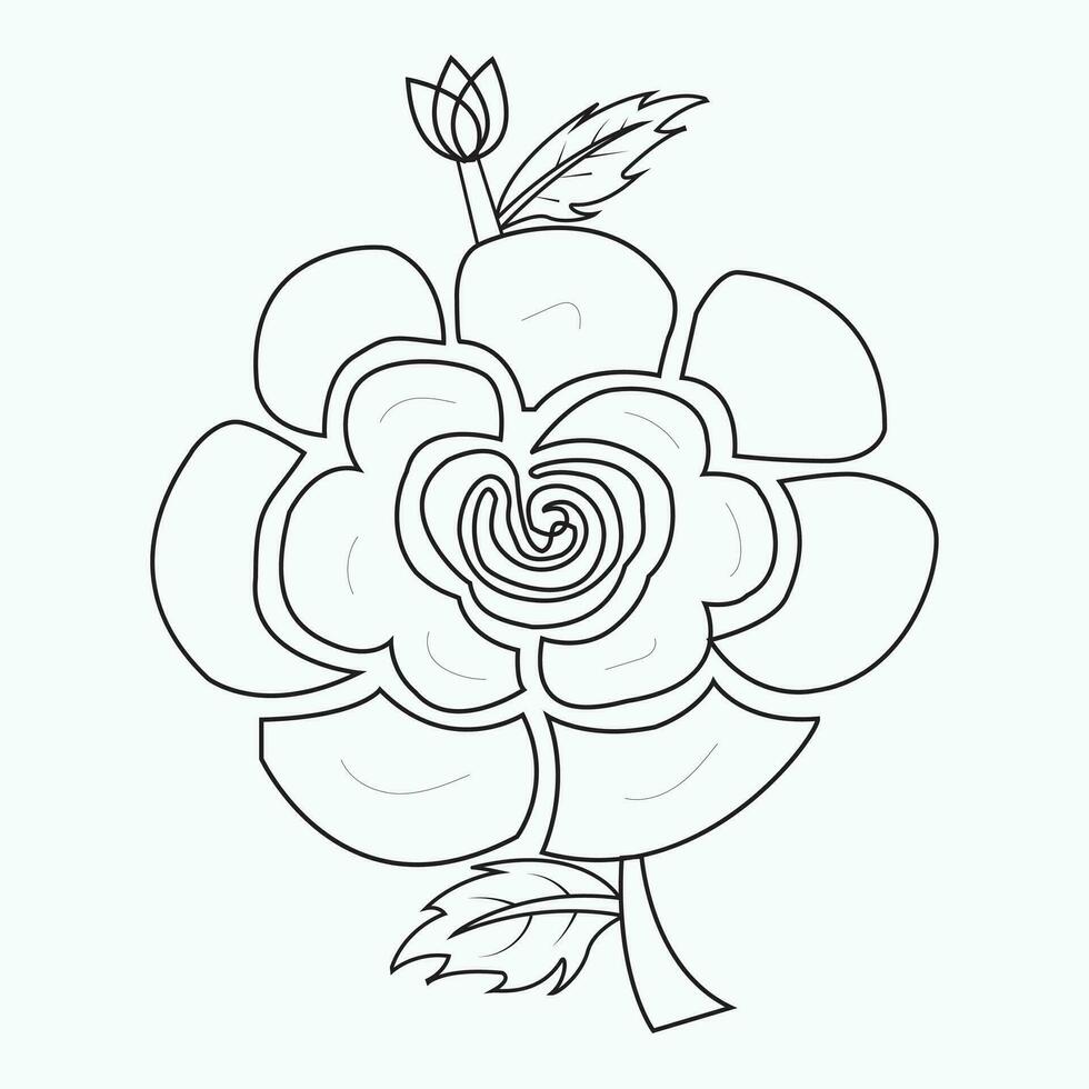 Rose Blume vetor Symbol eps vektor