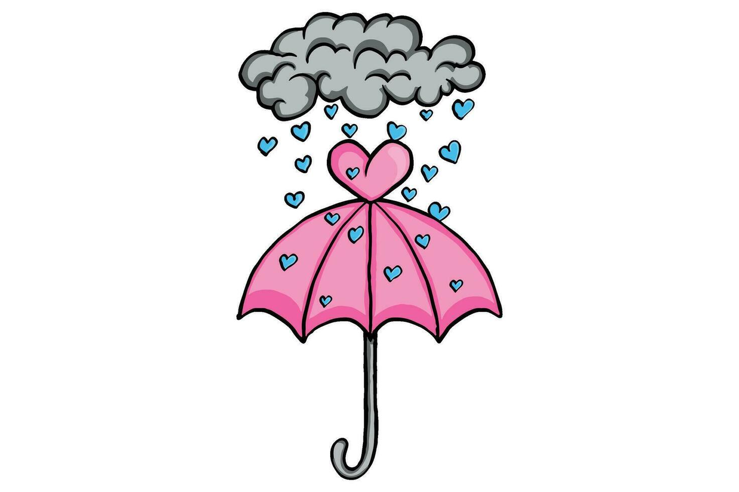 Valentinstag Artikel Vektor - - Regentropfen von Liebe