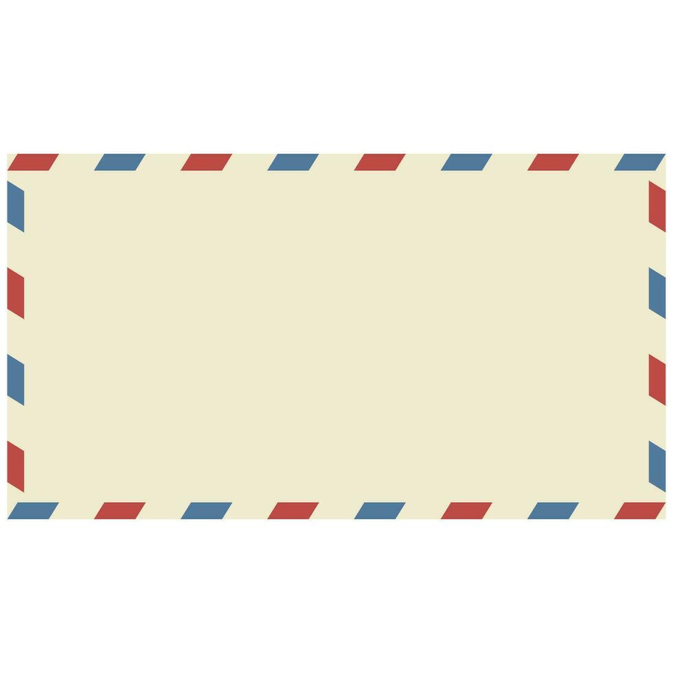 flygpost brev kuvert, gammal gul kuvert levereras förbi luft post vektor