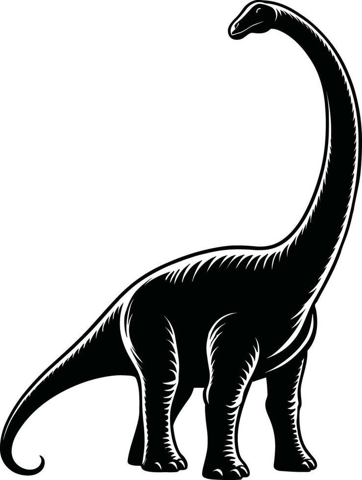 Brachiosaurus Dinosaurier Illustration kostenlos Vektor