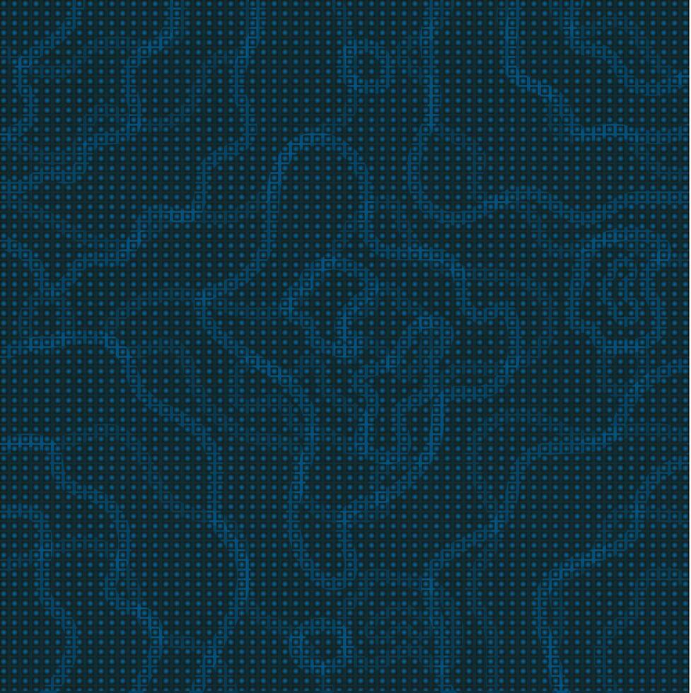 abstrakt blå bakgrund dekorerad med en mönster av prickar och vågig rader vektor