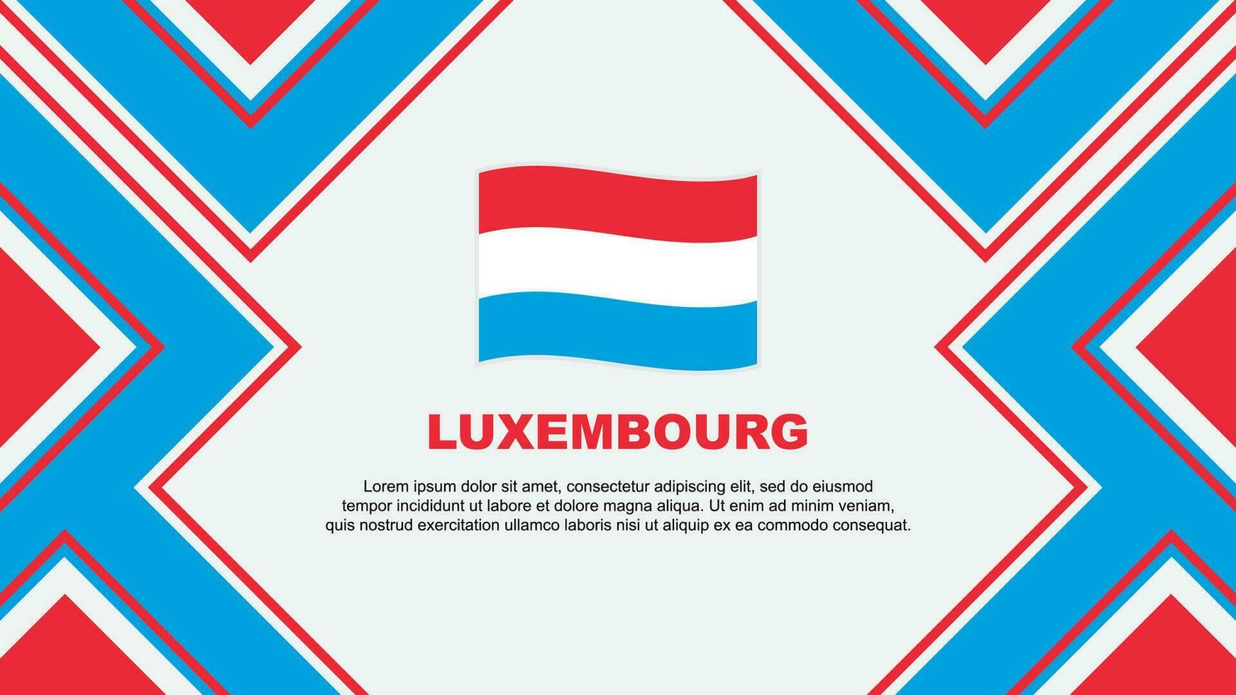 luxemburg flagga abstrakt bakgrund design mall. luxemburg oberoende dag baner tapet vektor illustration. luxemburg vektor