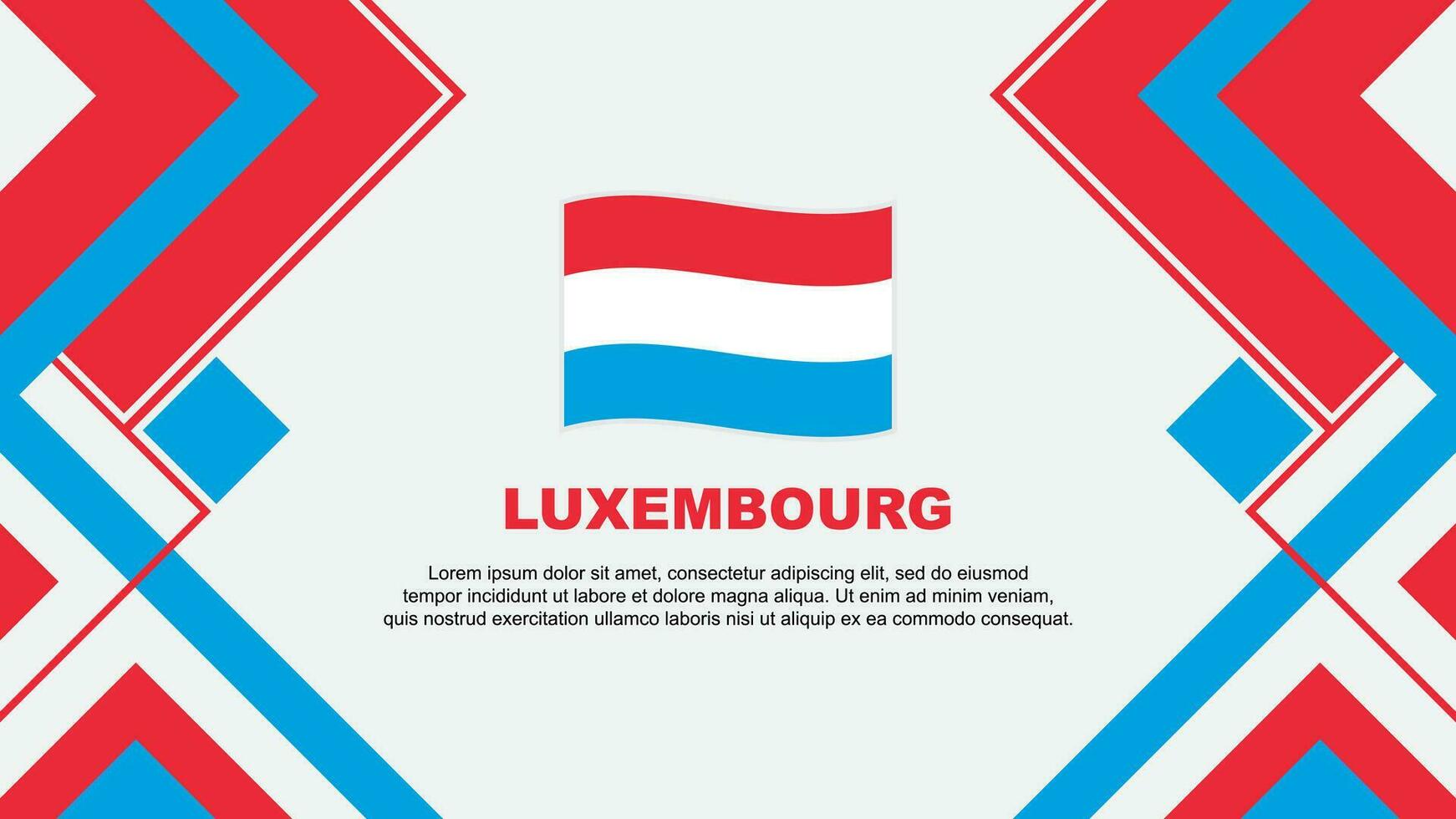 luxemburg flagga abstrakt bakgrund design mall. luxemburg oberoende dag baner tapet vektor illustration. luxemburg baner