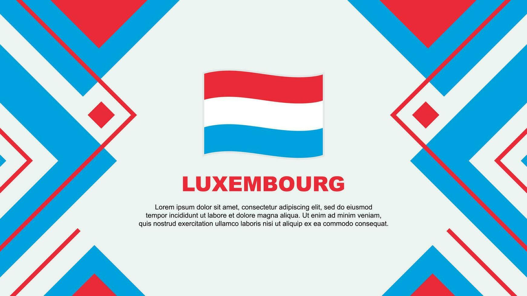 luxemburg flagga abstrakt bakgrund design mall. luxemburg oberoende dag baner tapet vektor illustration. luxemburg illustration