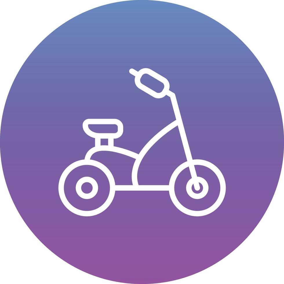 trehjuling vektor ikon
