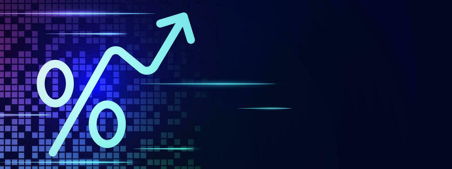 Geschäft und Investition wachsend oben Konzept. Lager Markt und Finanzen Erfolg Design Hintergrund. Vektor Illustration.