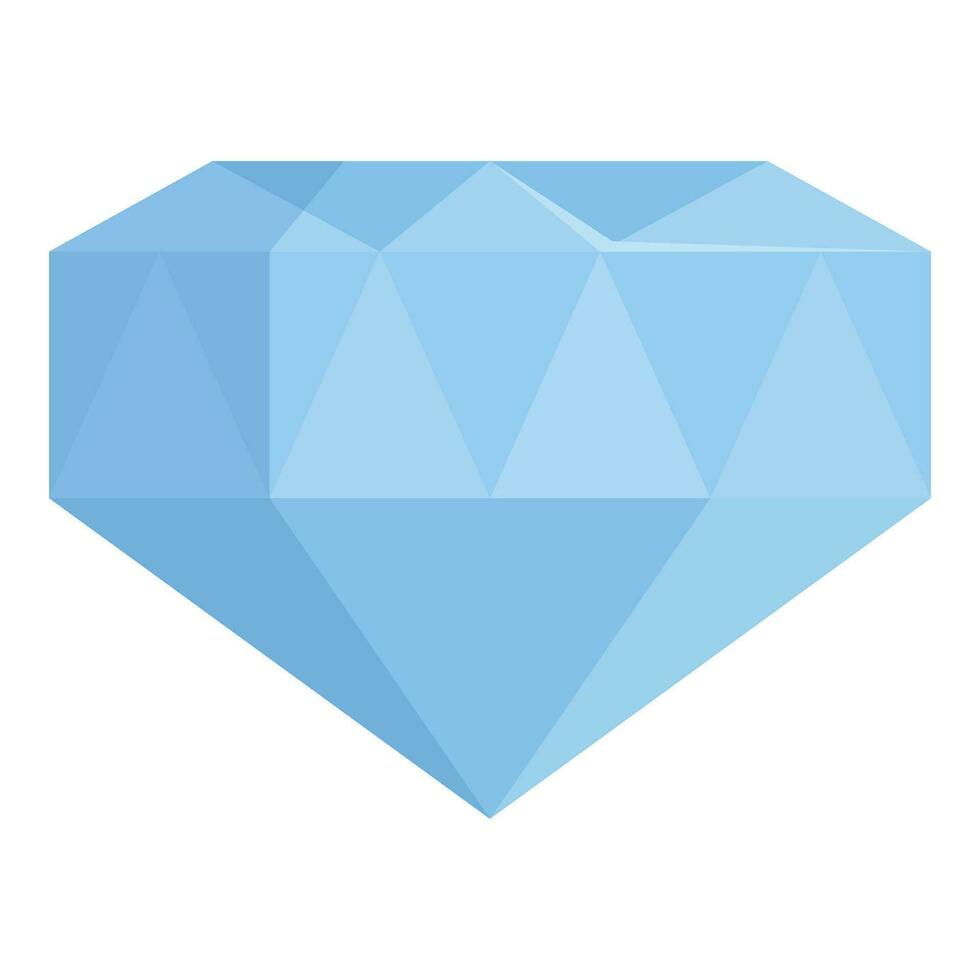 stil diamant ikon tecknad serie vektor. Fasad affär vektor