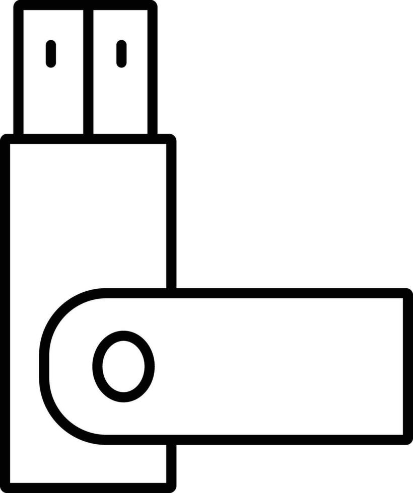 Stift Fahrt Gliederung Vektor Illustration Symbol