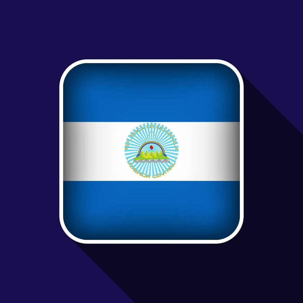 eben Nicaragua Flagge Hintergrund Vektor Illustration