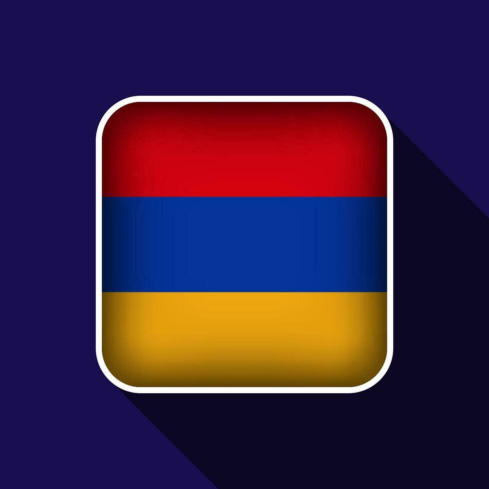 eben Armenien Flagge Hintergrund Vektor Illustration