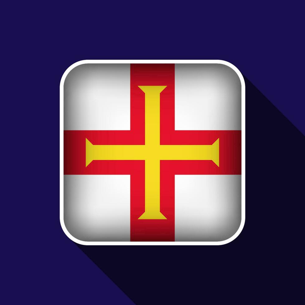 eben Guernsey Flagge Hintergrund Vektor Illustration