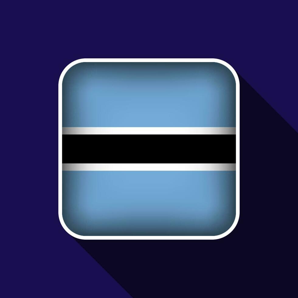 eben Botswana Flagge Hintergrund Vektor Illustration