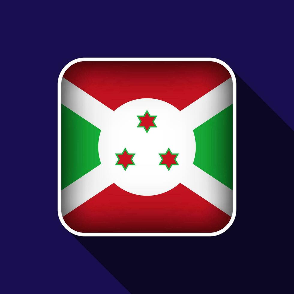 eben Burundi Flagge Hintergrund Vektor Illustration