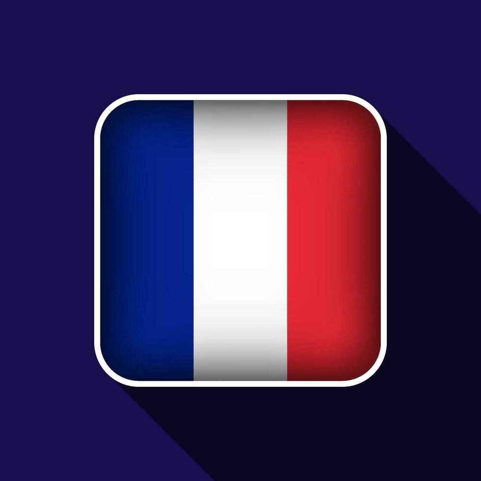 platt Frankrike flagga bakgrund vektor illustration