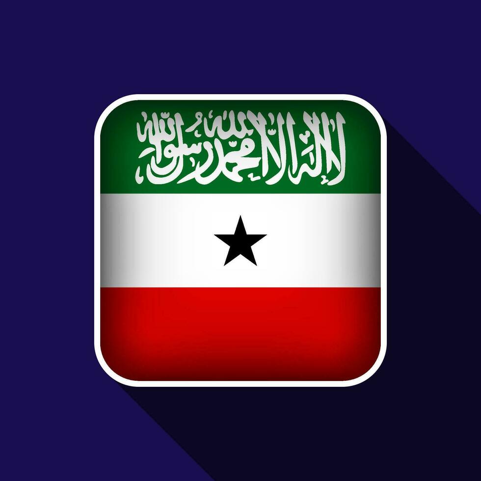 platt somaliland flagga bakgrund vektor illustration