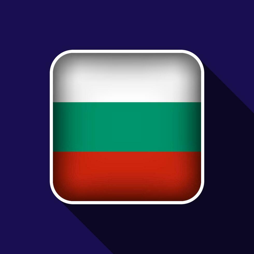 platt bulgarien flagga bakgrund vektor illustration