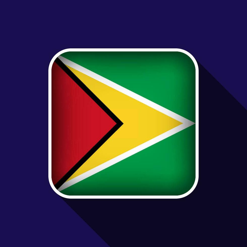 platt guyana flagga bakgrund vektor illustration