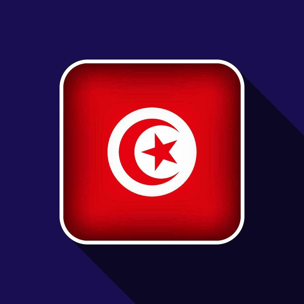 platt tunisien flagga bakgrund vektor illustration