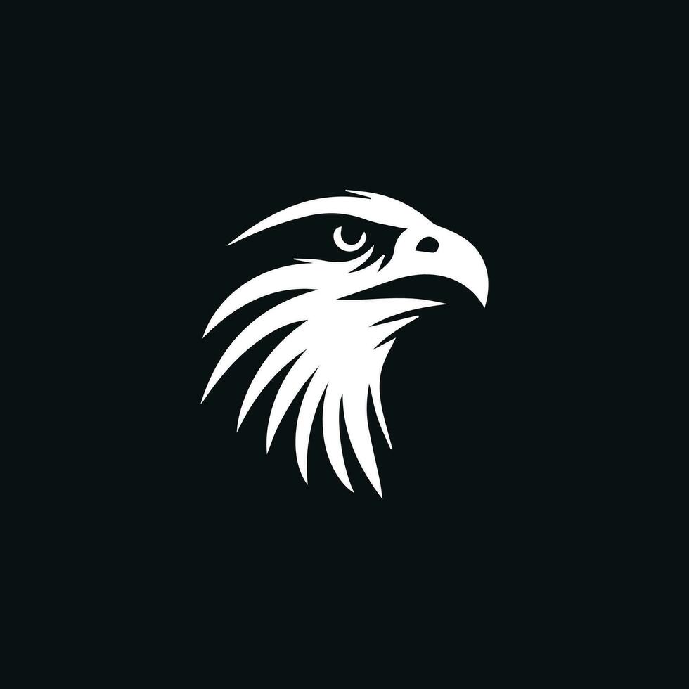 Adler Kopf Logo Vektor Illustration Design zum Geschäft und korporativ