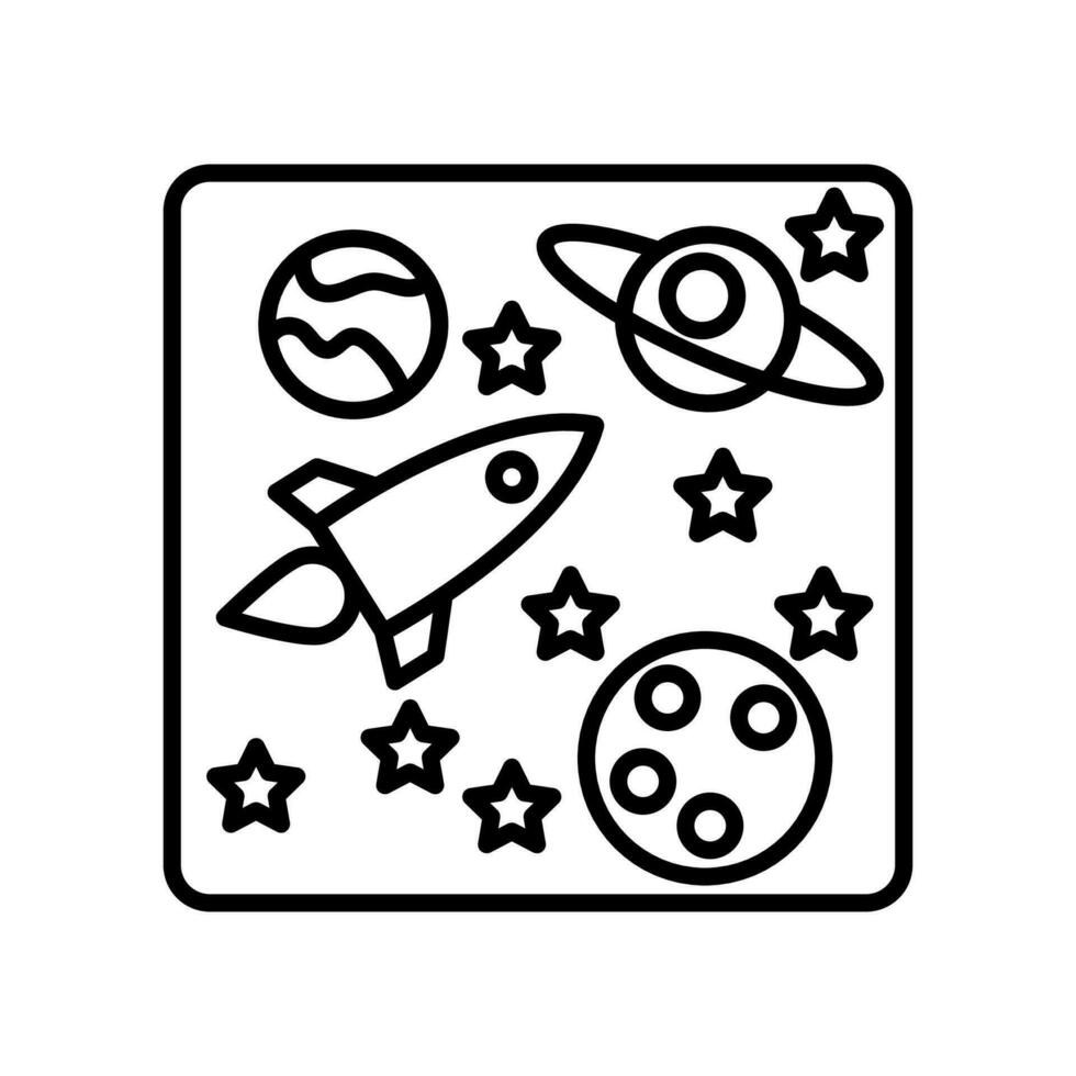 galax ikon i vektor. illustration vektor