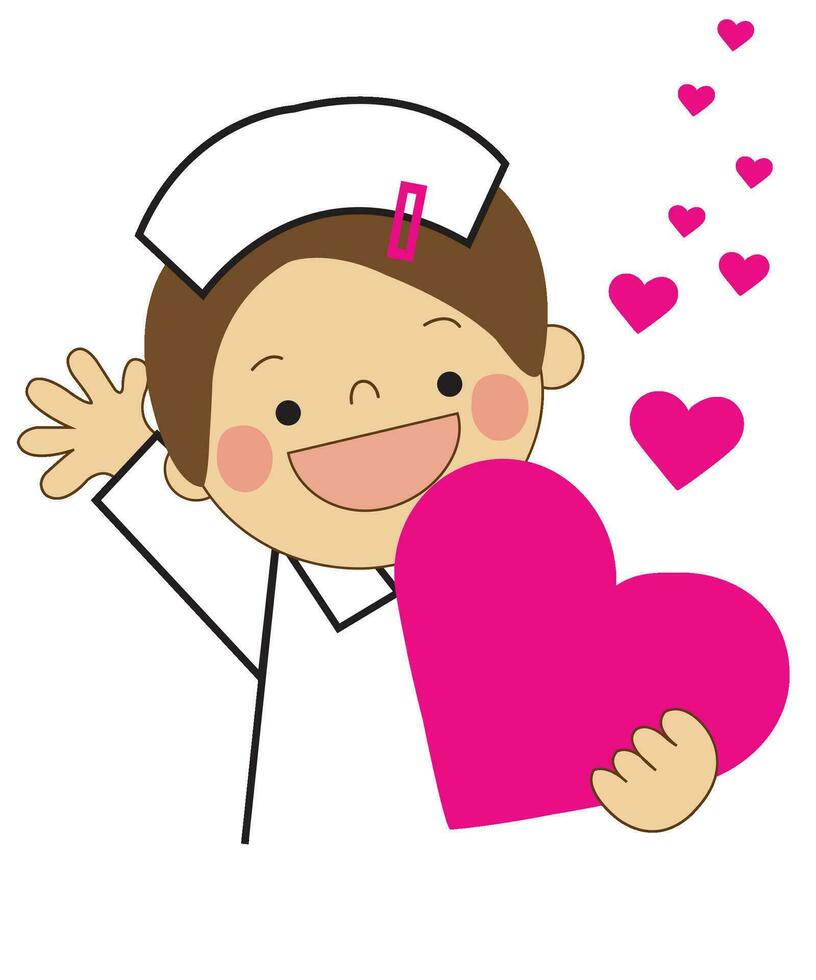 internationell sjuksköterskor dag bakgrund. Lycklig sjuksköterska dag begrepp. sjukvård medicin begrepp. tack för de sjuksköterska. internationell amning dag. vektor