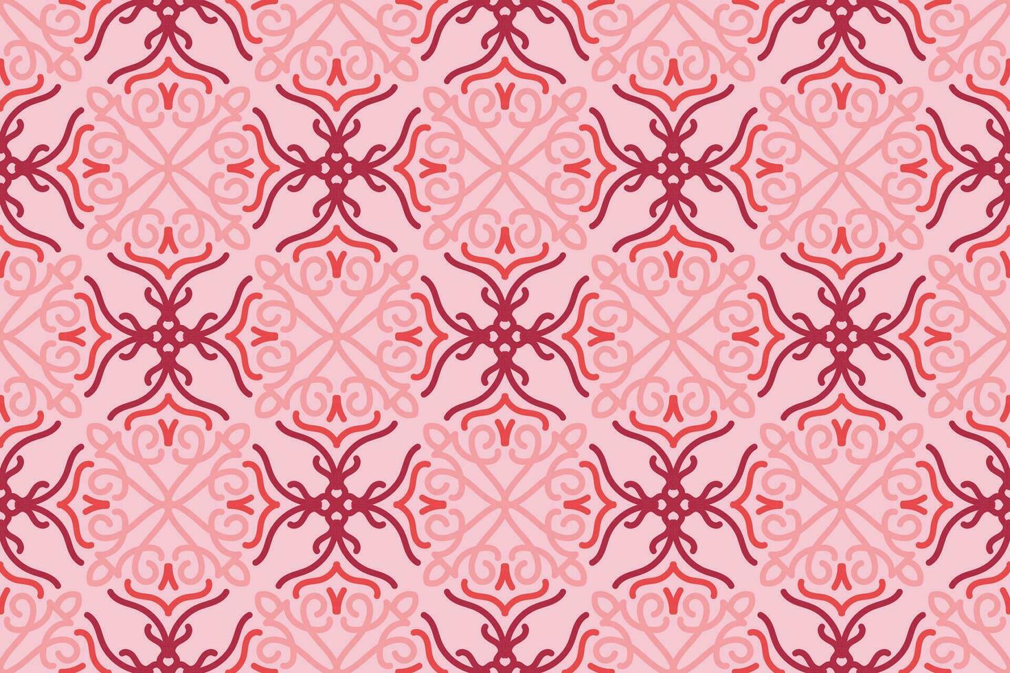 orientalisch nahtlos Muster mit Rosa Farbe. geeignet zum Fliese, Textil, Hintergrund, Mauer Dekor und andere vektor