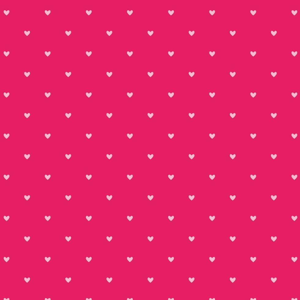 Valentinsgrüße nahtlos Muster mit Herzen, Rosa Herzen Muster auf dunkel Rosa Hintergrund, Geschenk Verpackung vektor