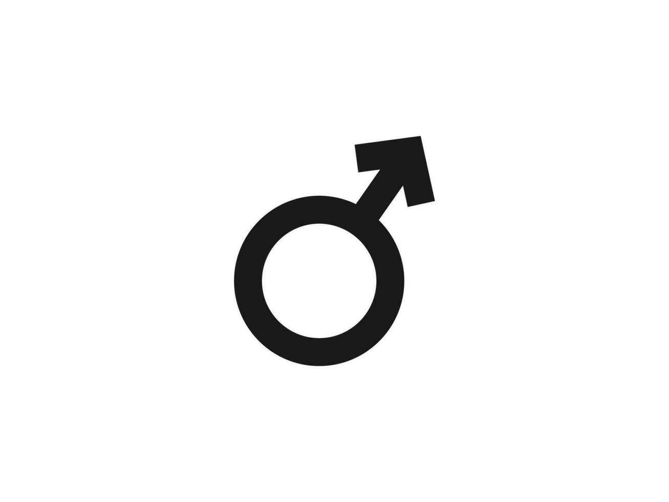manlig ikon vektor symbol. kön män symbol vektor
