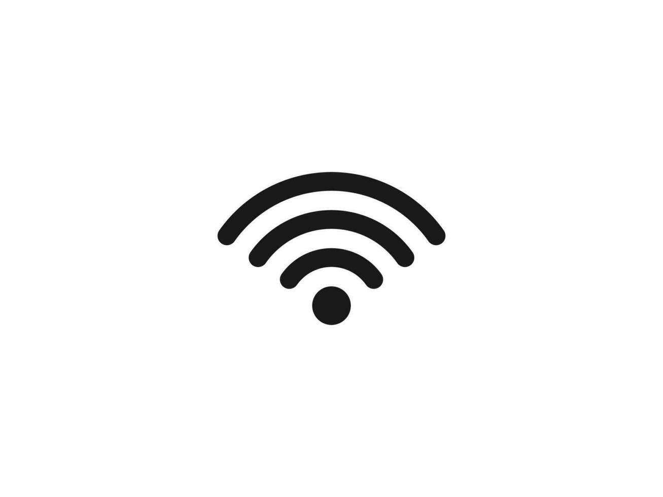 wiFi ikon vektor symbol. trådlös symbol vektor