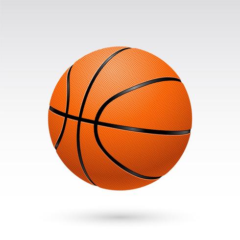 Realistischer Basketball-Vektor vektor