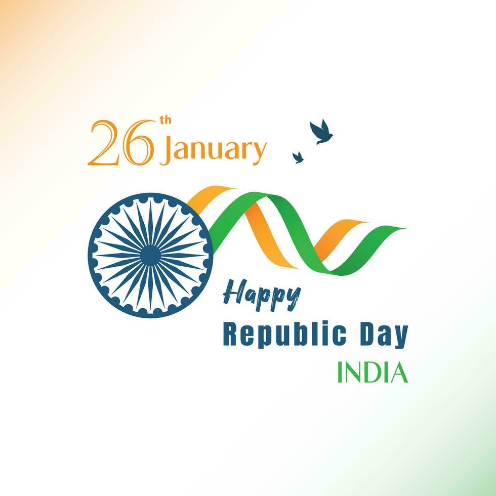 Lycklig republik dag Indien vektor