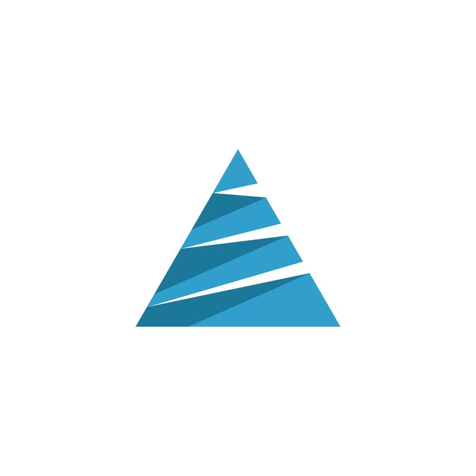 abstrakt Dreieck Logo Vorlage Design vektor