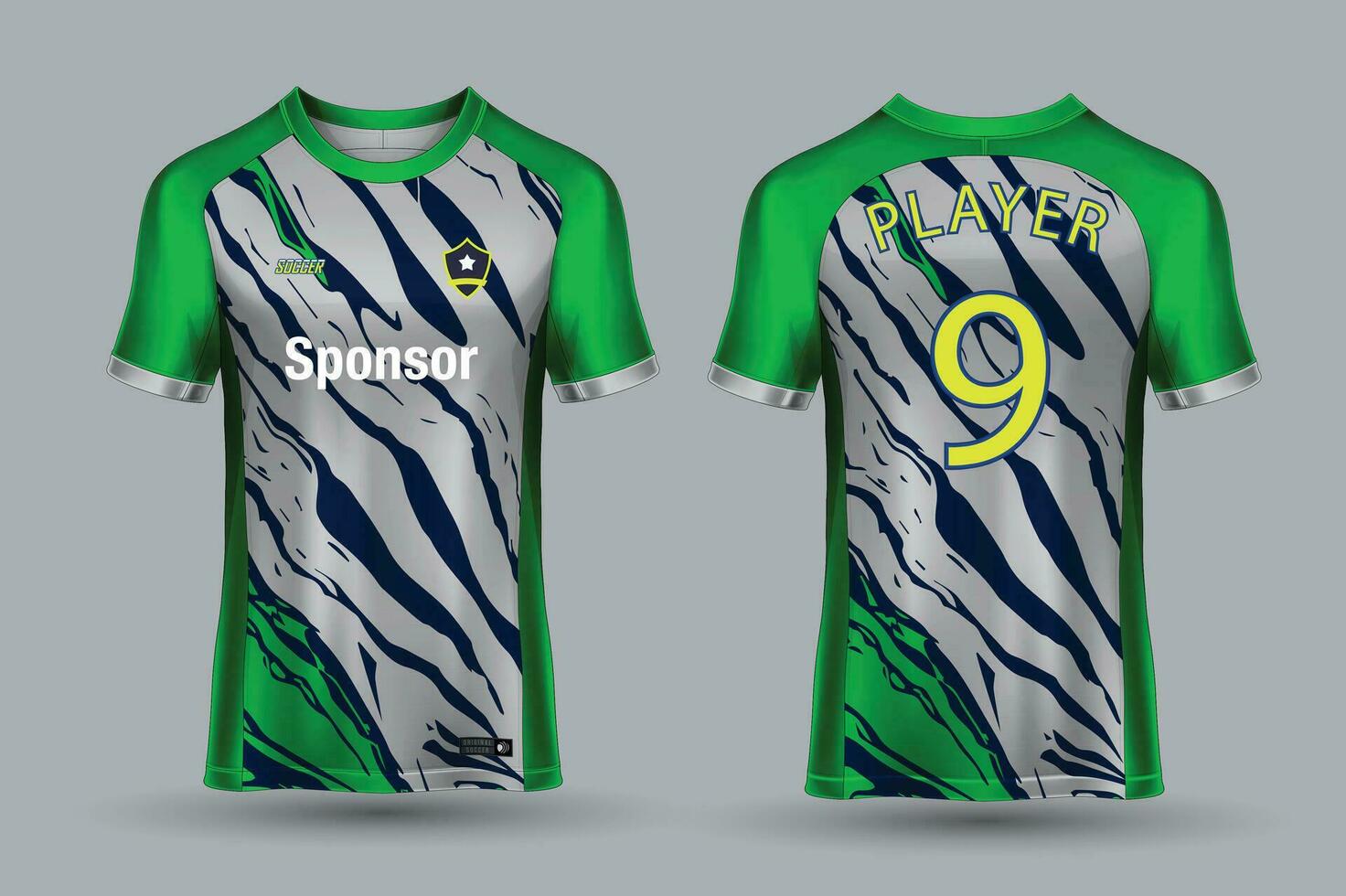 vektor fotboll jersey mall sport t skjorta design