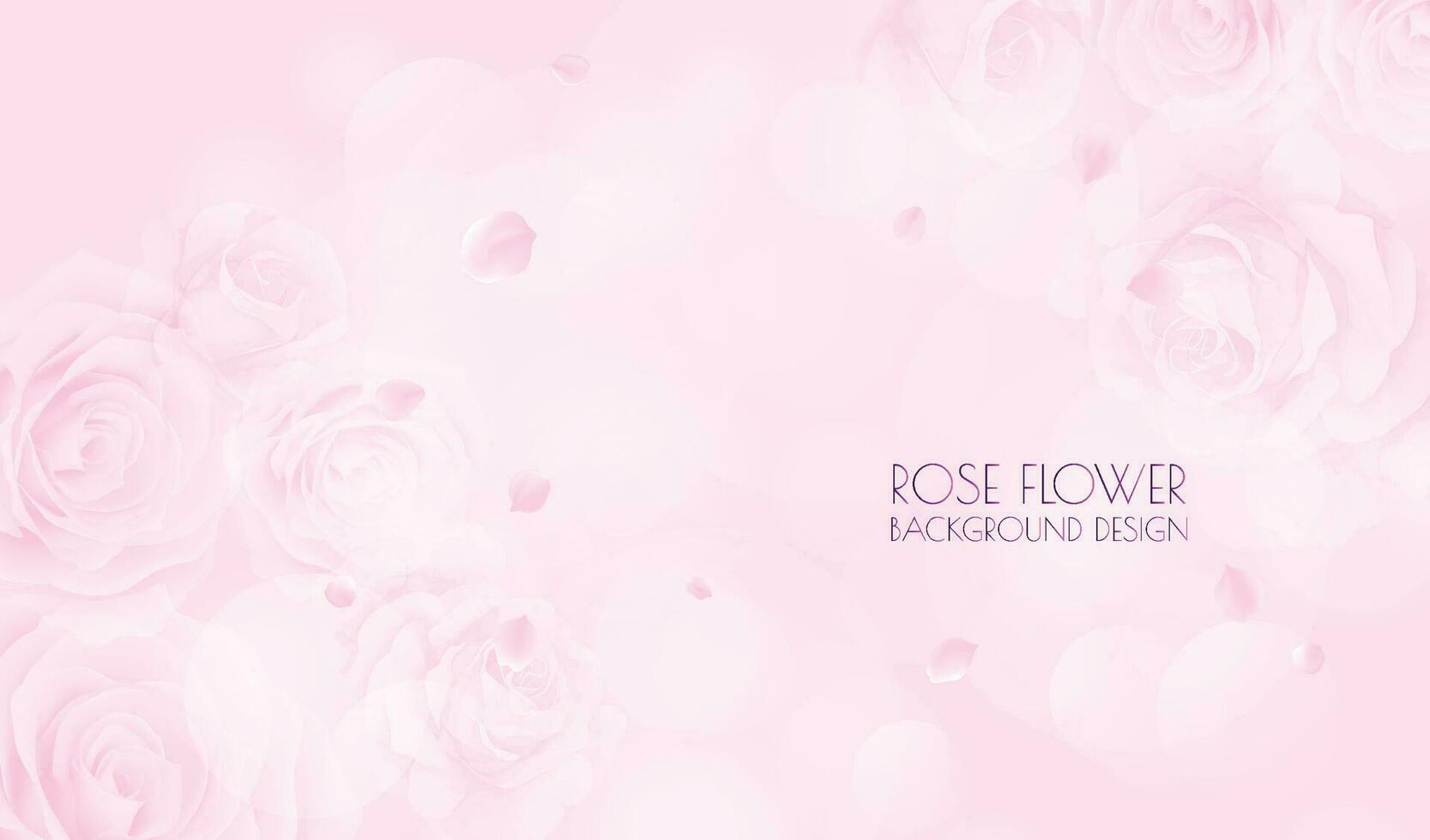 Rosa Rose Stil Hintergrund Design. vektor